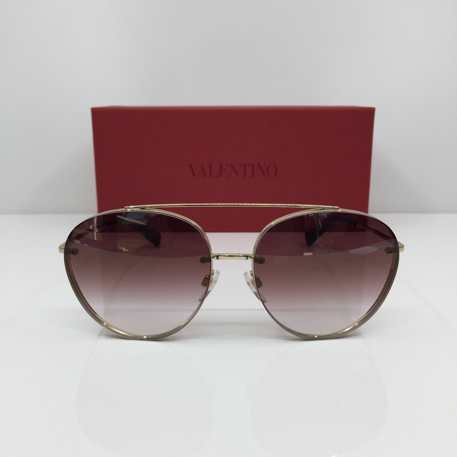 Vintage Valentino VALENTINO VA 2009 Gold Sunglasses - Super Vision Optical