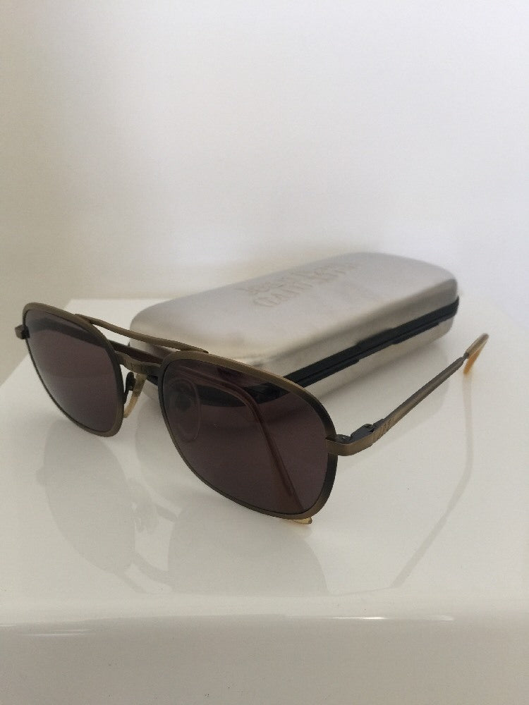 Vintage Jean Paul Gaultier JPG 56-1172 Gold Sunglasses - Super Vision Optical