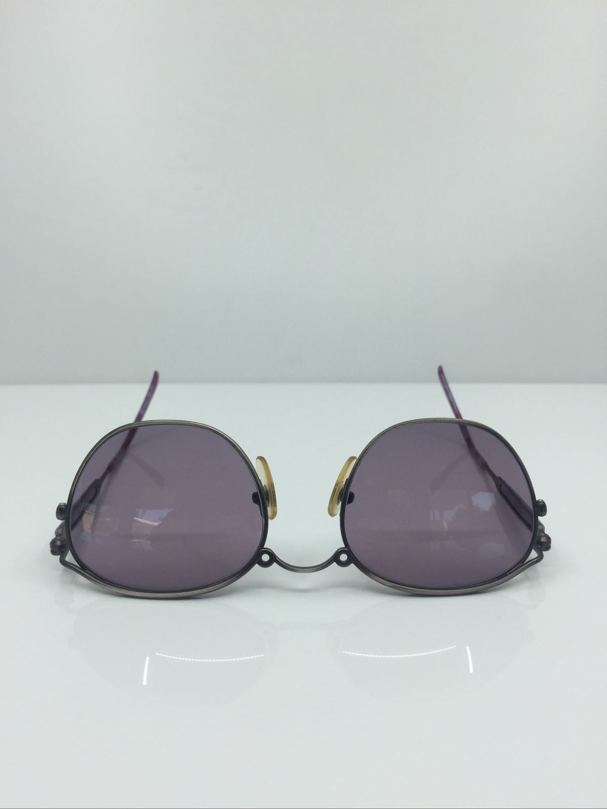 Vintage Japan Jewelry Association JJA 20-2604 Silver Sunglasses - Super Vision Optical