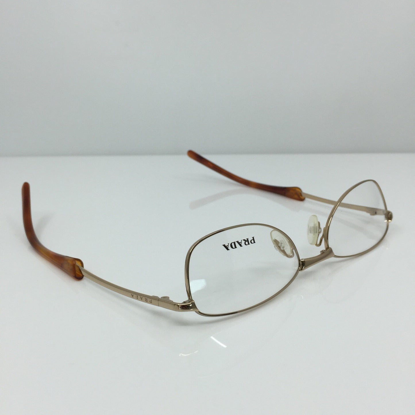 Vintage Prada VPR 76C Gold Eyeglasses - Super Vision Optical