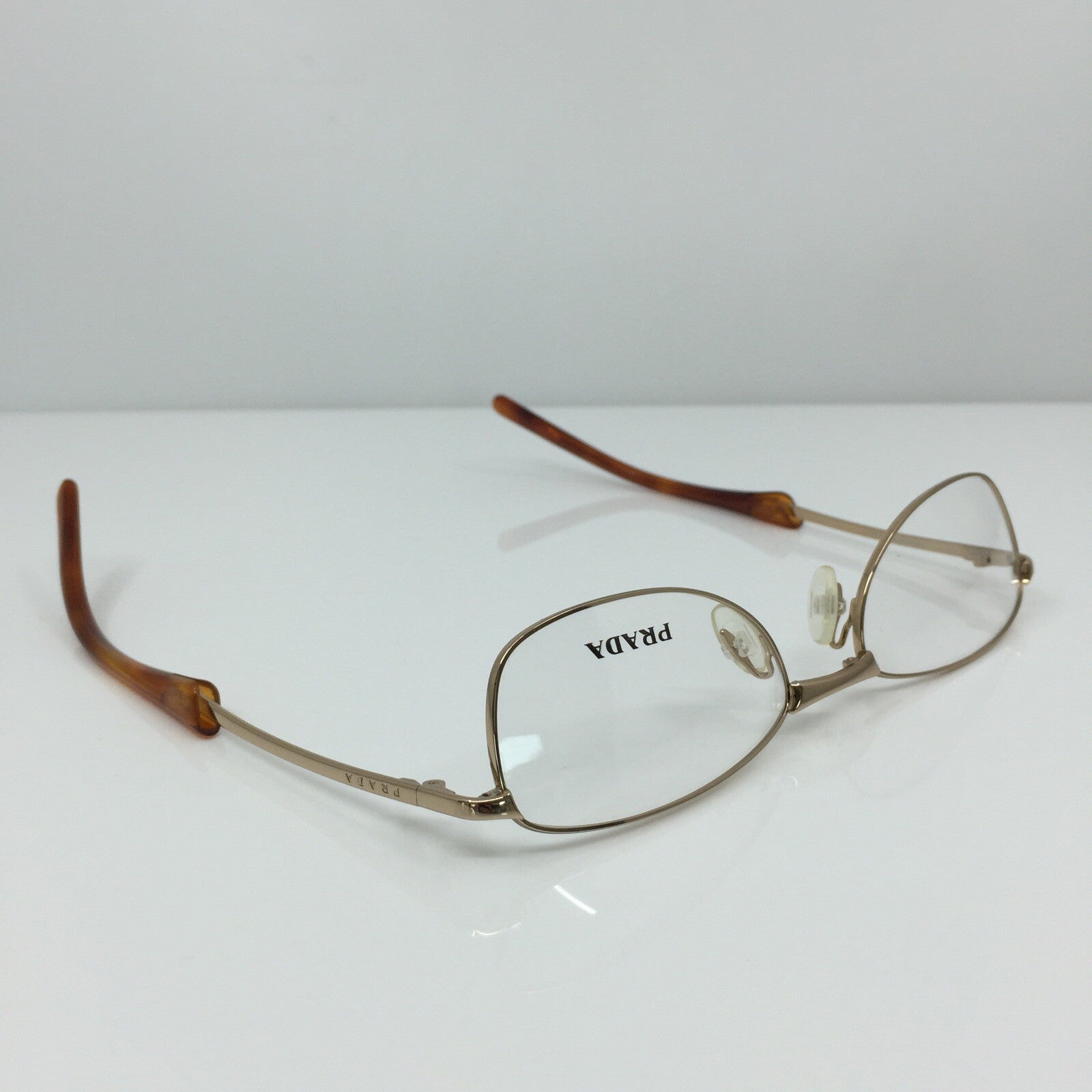 Vintage Prada VPR 76C Gold Eyeglasses - Super Vision Optical