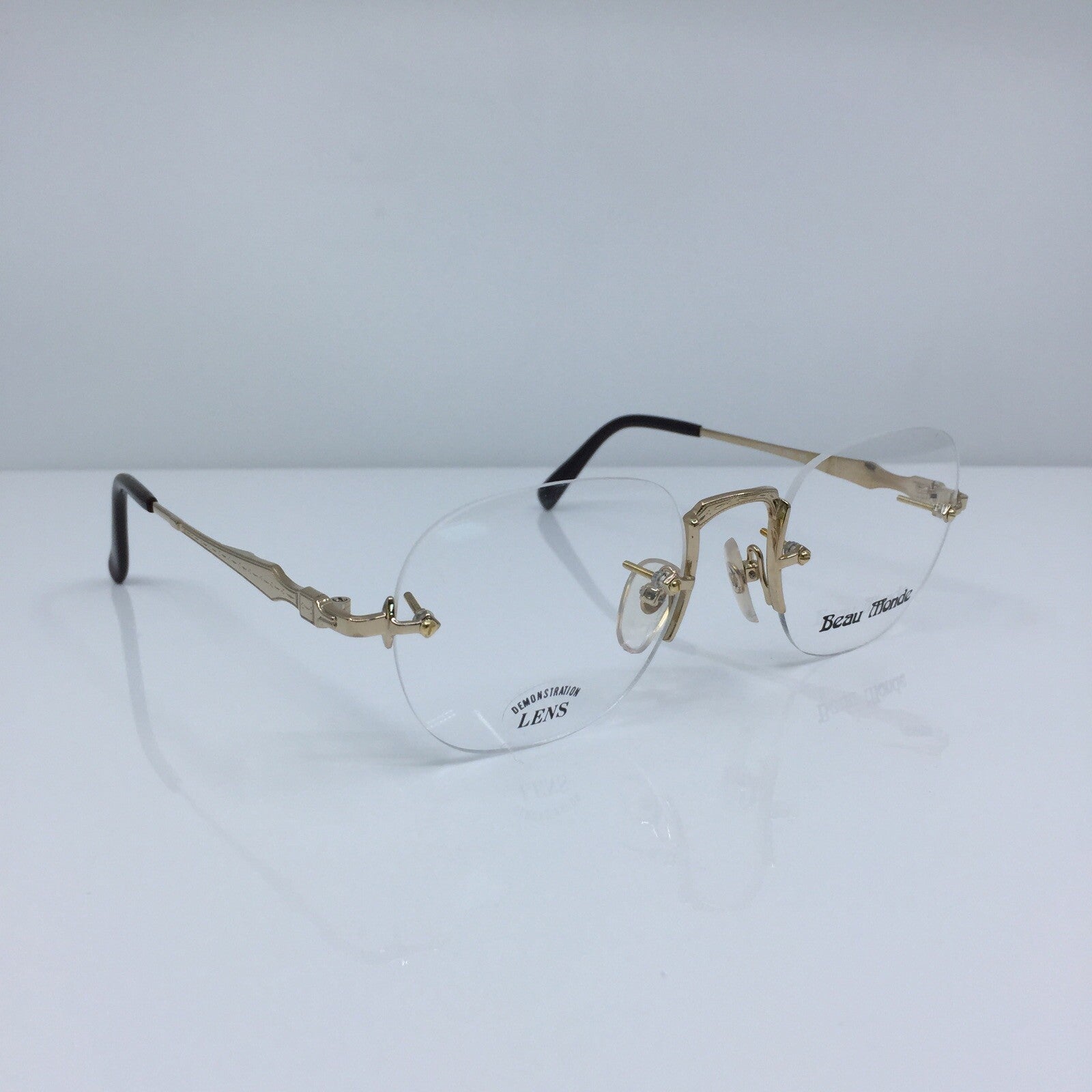 Vintage Beau Monde Collection Westbury Gold Eyeglasses - Super Vision Optical