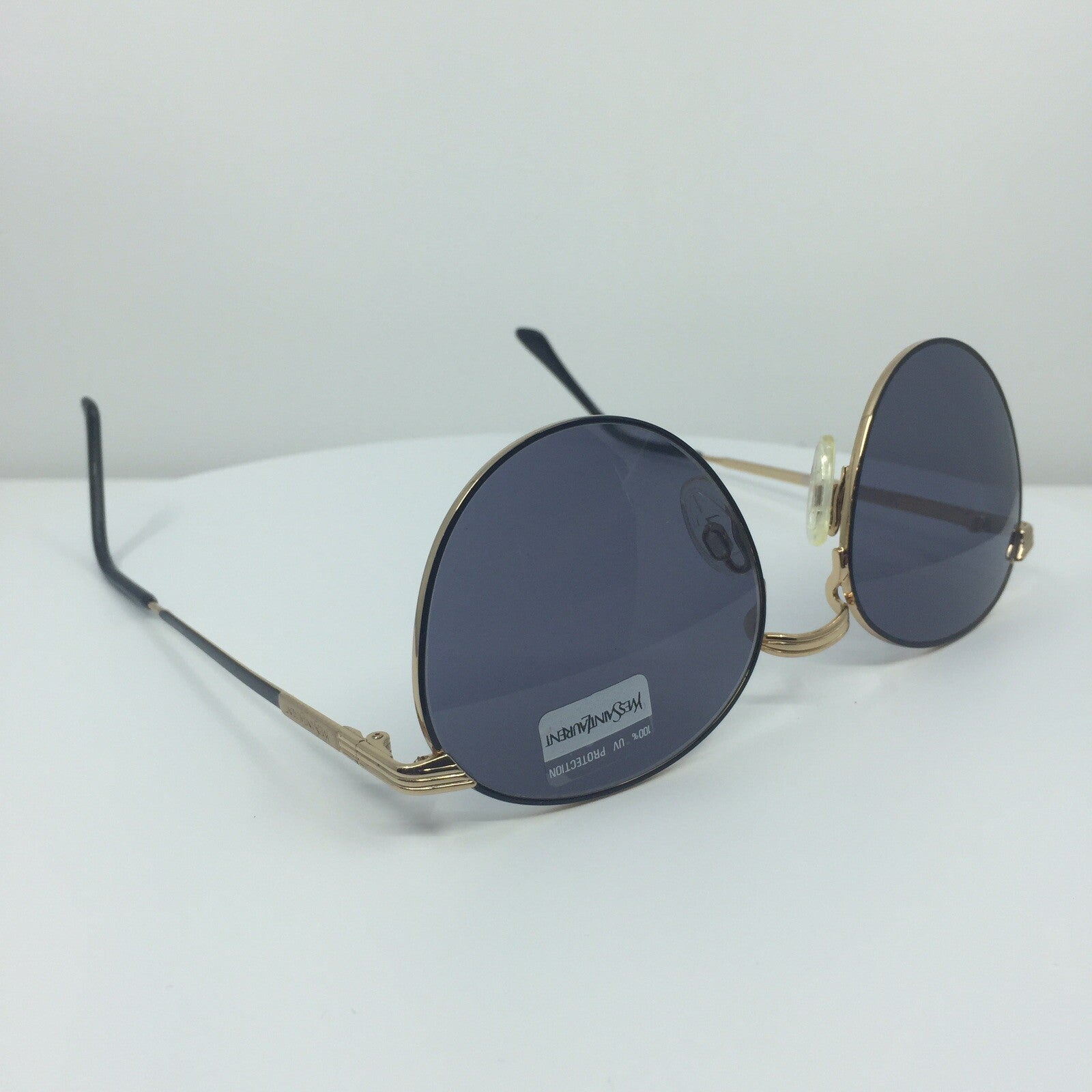Vintage Saint Laurent YSL 6017 Black Sunglasses - Super Vision Optical