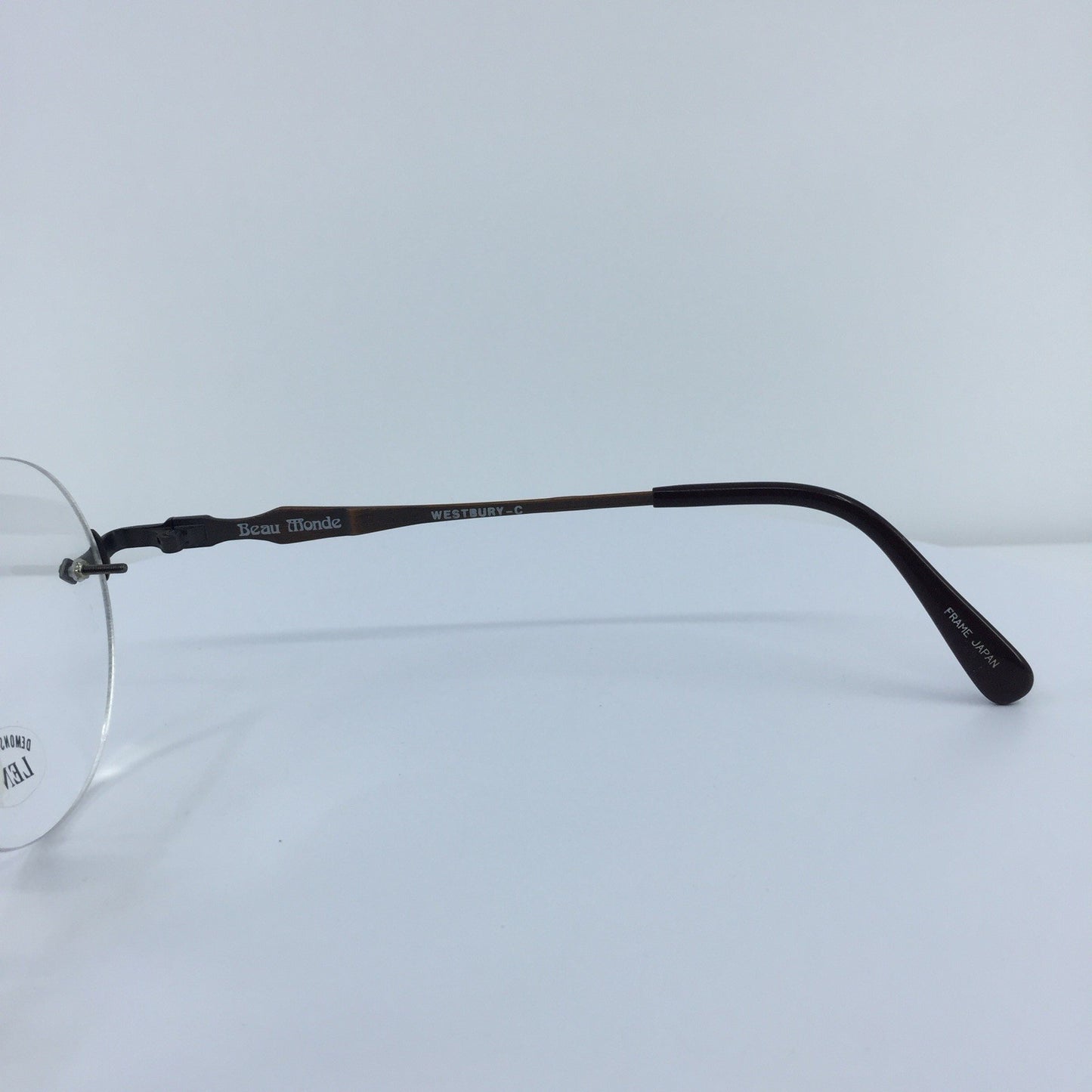 Vintage Beau Monde Collection Westbury Brown Eyeglasses - Super Vision Optical