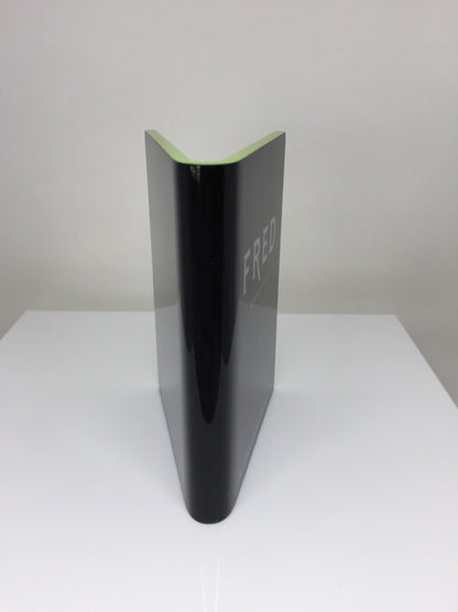 Vintage Fred Paris Fred Paris Display Logo Piece Rare Vintage Fred Lunettes Dealer Logo Display Black Eyeglasses - Super Vision Optical