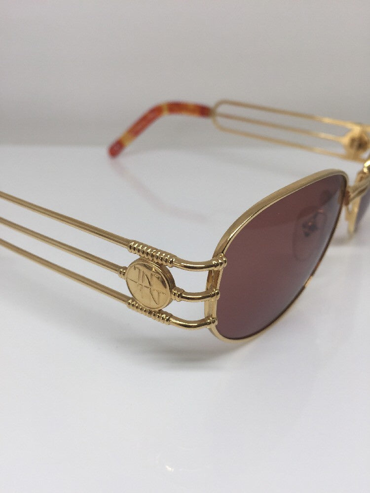 Vintage Jean Paul Gaultier JPG 58-5108 Gold Sunglasses - Super Vision Optical
