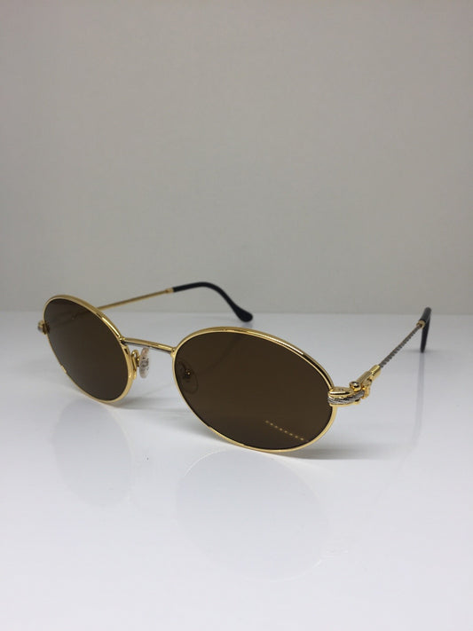 Vintage Fred Lunettes Ketch Gold Sunglasses - Super Vision Optical