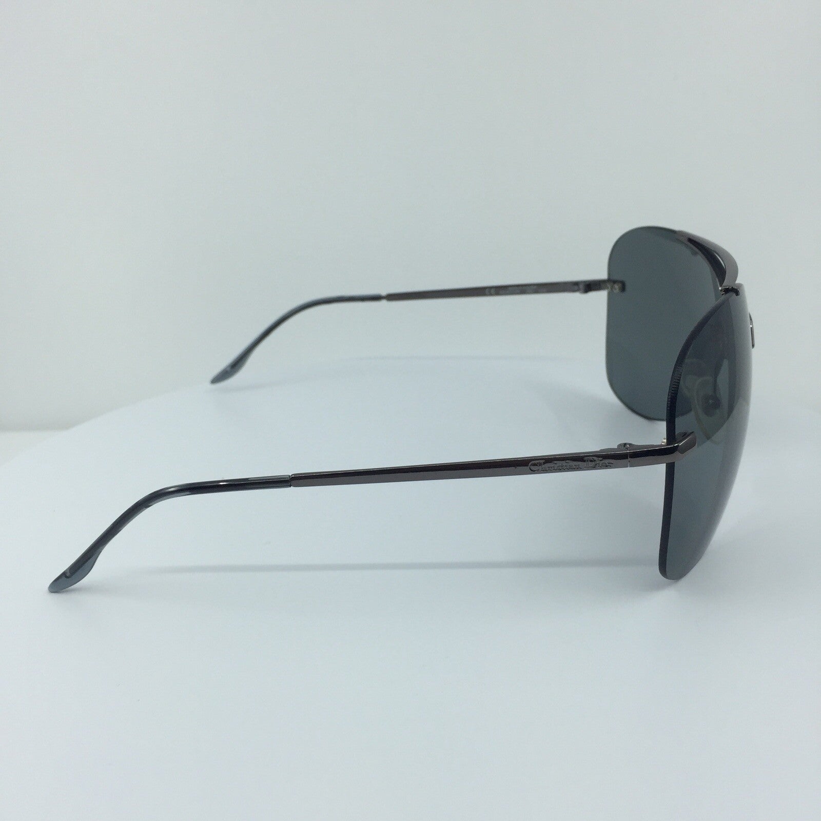 Vintage Dior Christian Dior Aviator Gunmetal Sunglasses - Super Vision Optical
