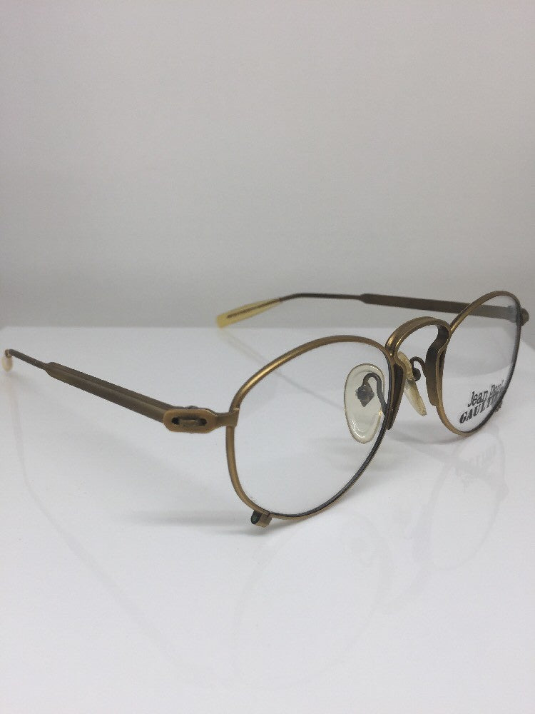 Vintage Jean Paul Gaultier JPG 55-1171 Gold Sunglasses - Super Vision Optical
