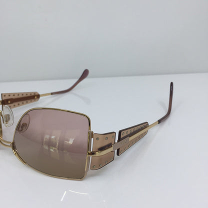 Vintage Cazal MOD. 947 Gold Sunglasses - Super Vision Optical
