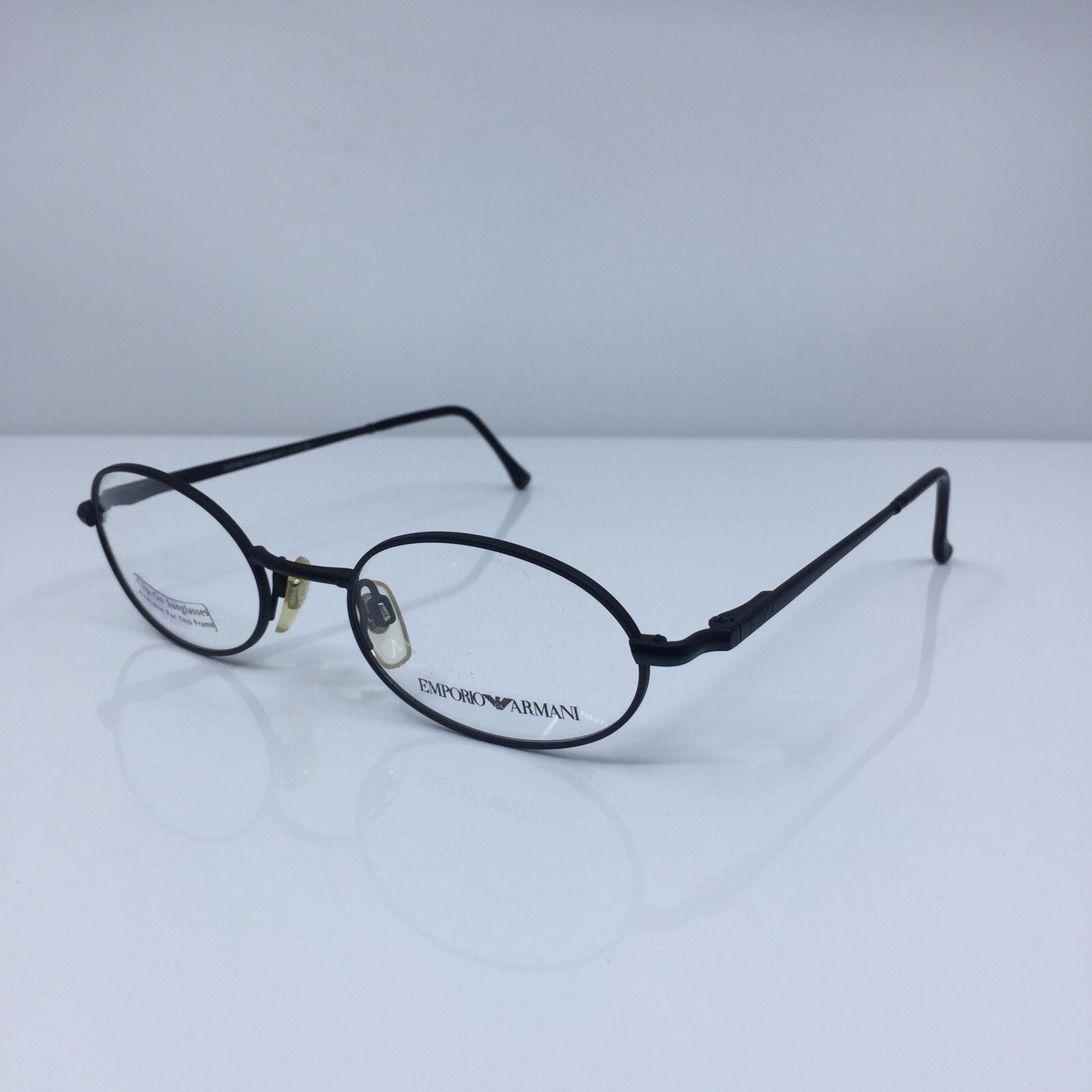 Vintage Emporio Armani EA 077 Black Eyeglasses - Super Vision Optical