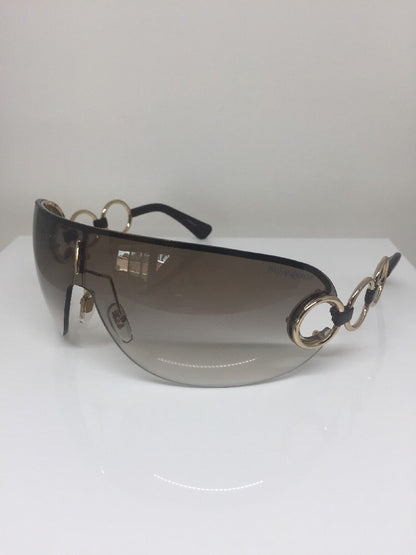 Vintage Saint Laurent YSL 6115/S Gold Sunglasses - Super Vision Optical