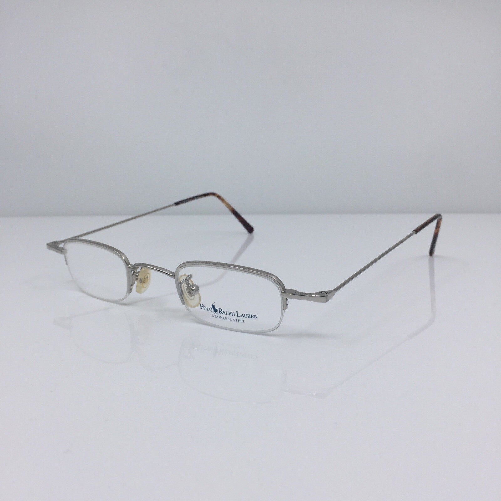 Vintage Polo Ralph Lauren POLO 388 Silver Eyeglasses - Super Vision Optical