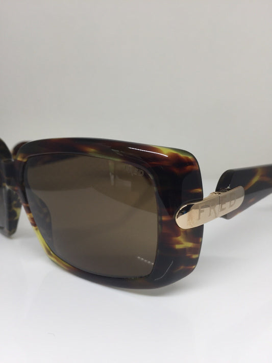 Vintage Fred Lunettes Marie Galante C3 Brown Sunglasses - Super Vision Optical
