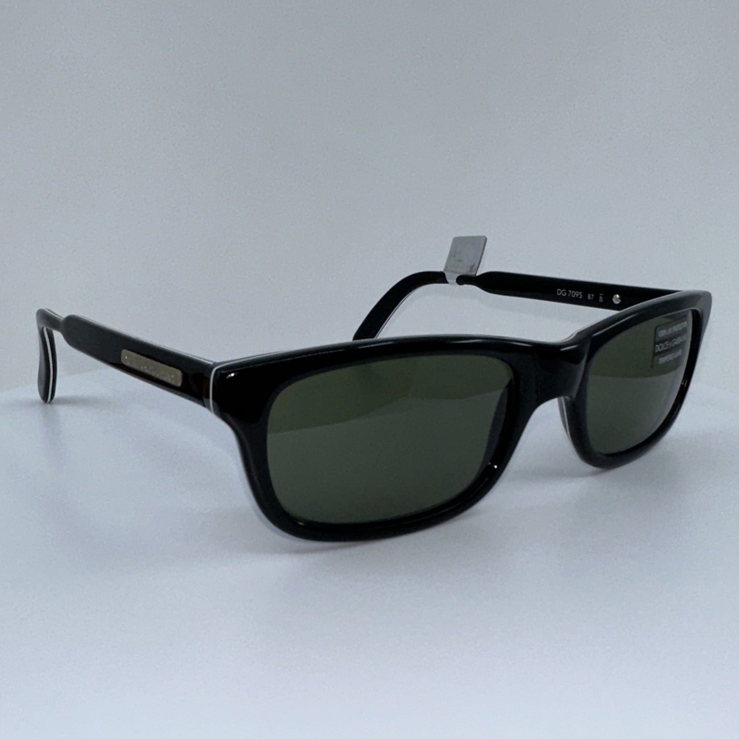 Vintage Dolce & Gabbana DG 709S Black Sunglasses - Super Vision Optical