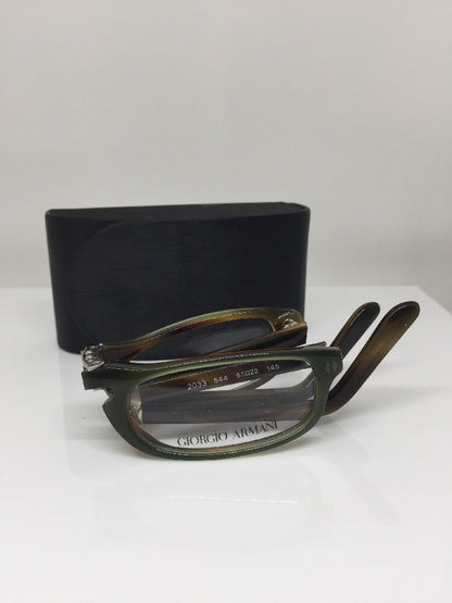 Vintage Giorgio Armani GA 2033 Green Sunglasses - Super Vision Optical