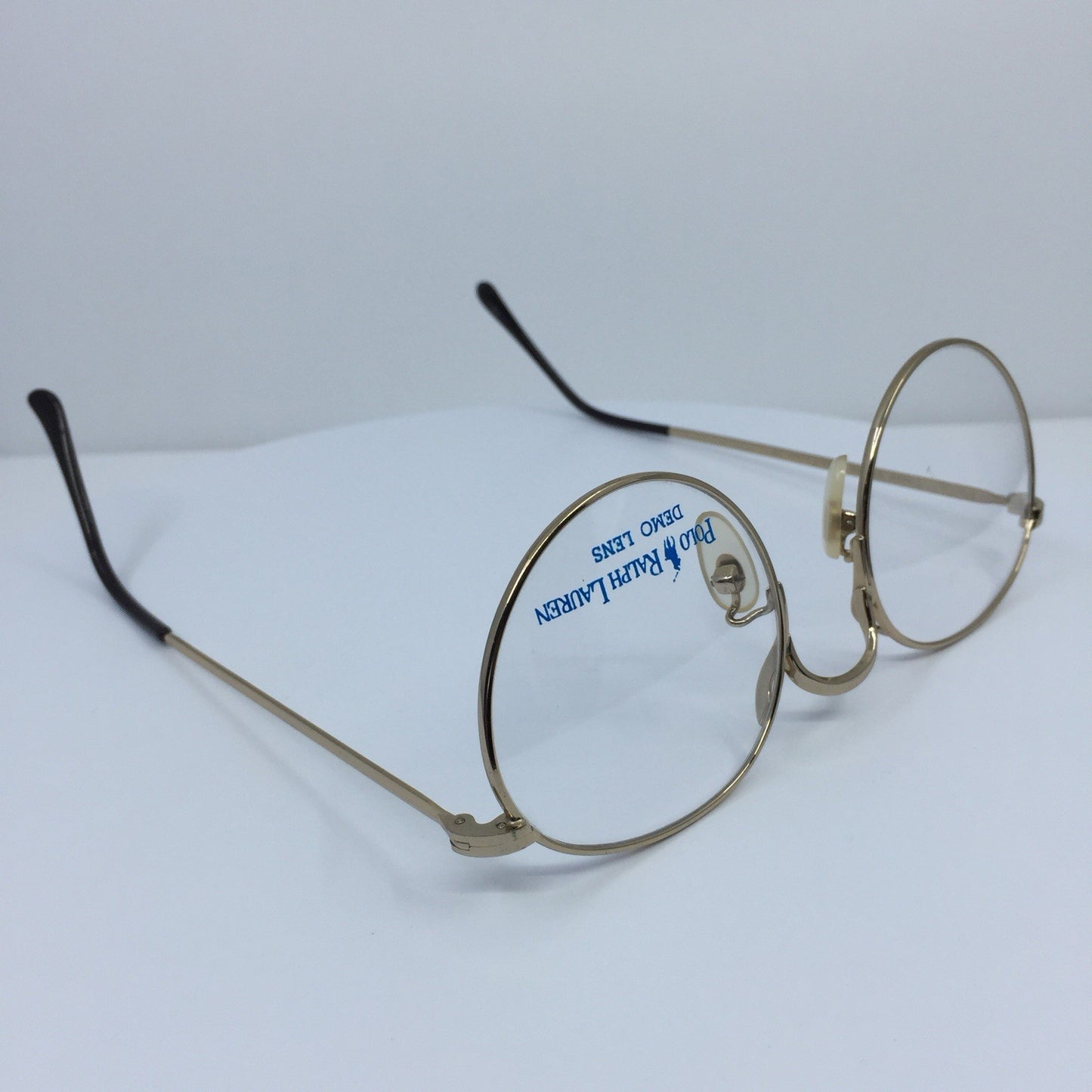 Vintage Ralph Lauren Polo Classic XXV By Ralph Lauren Gold Eyeglasses - Super Vision Optical