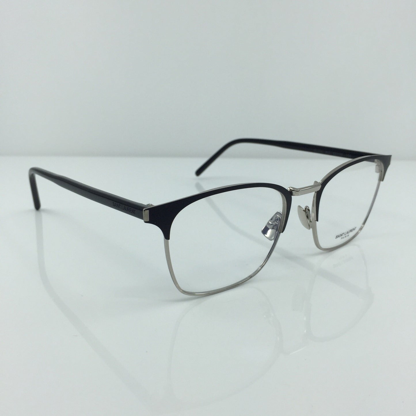 Vintage Saint Laurent SL 224 Silver Eyeglasses - Super Vision Optical