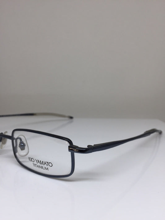 Vintage Kio Yamato KT-034 Blue Eyeglasses - Super Vision Optical