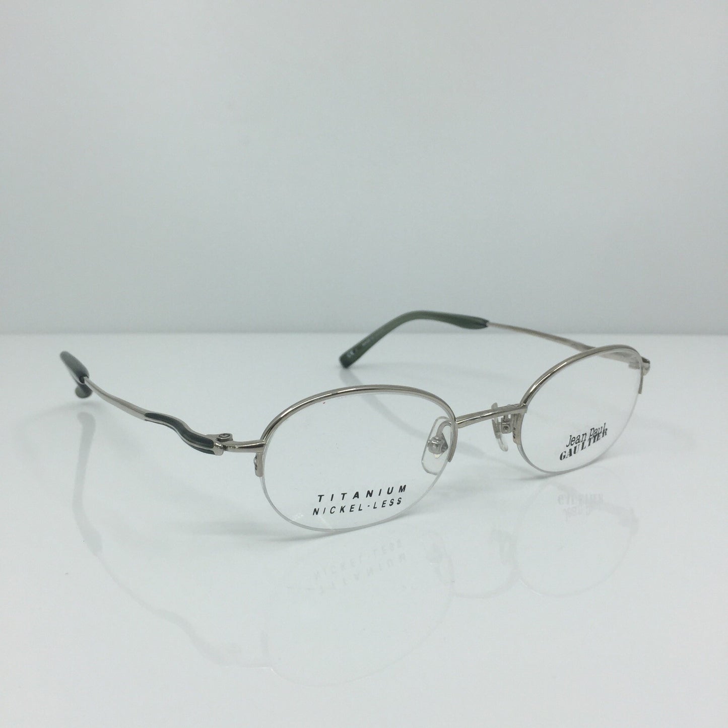 Vintage Jean Paul Gaultier JPG 55-0031 Silver Eyeglasses - Super Vision Optical