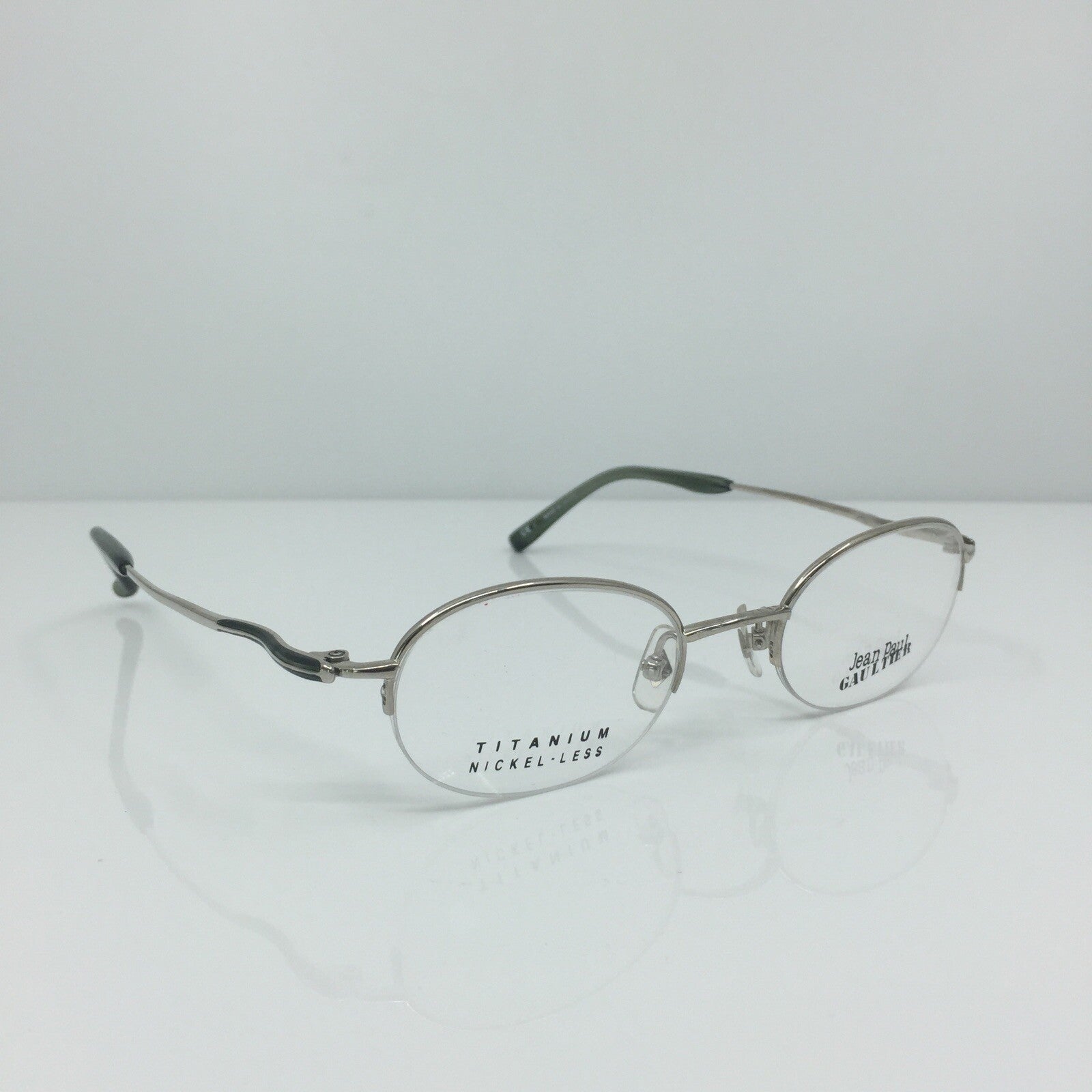 Vintage Jean Paul Gaultier JPG 55-0031 Silver Eyeglasses - Super Vision Optical