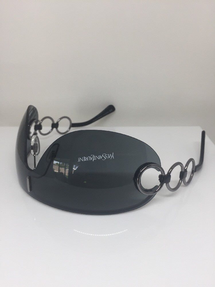 Vintage Saint Laurent YSL 6115/S Gunmetal Sunglasses - Super Vision Optical