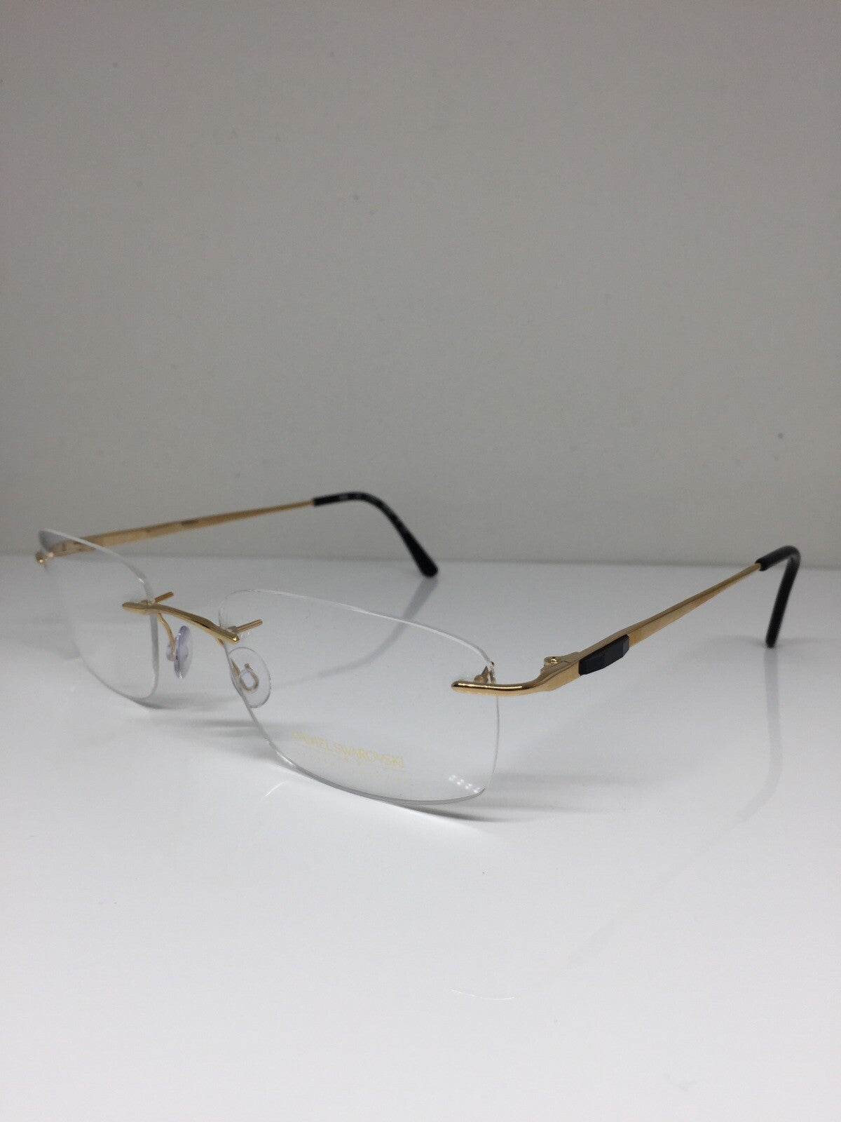 Vintage Daniel Swarovski S065/20 6051 55/21 Gold Eyeglasses - Super Vision Optical