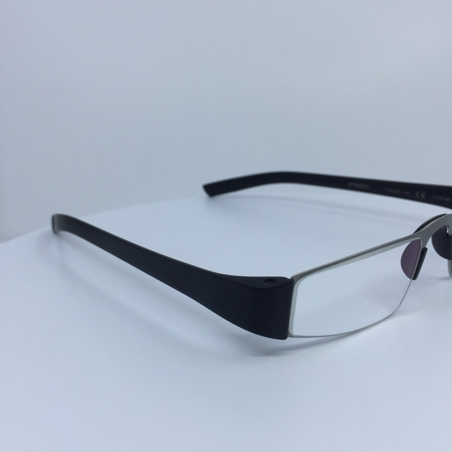 Vintage Porsche Design P8801, P'8801, P8801 Silver Eyeglasses - Super Vision Optical