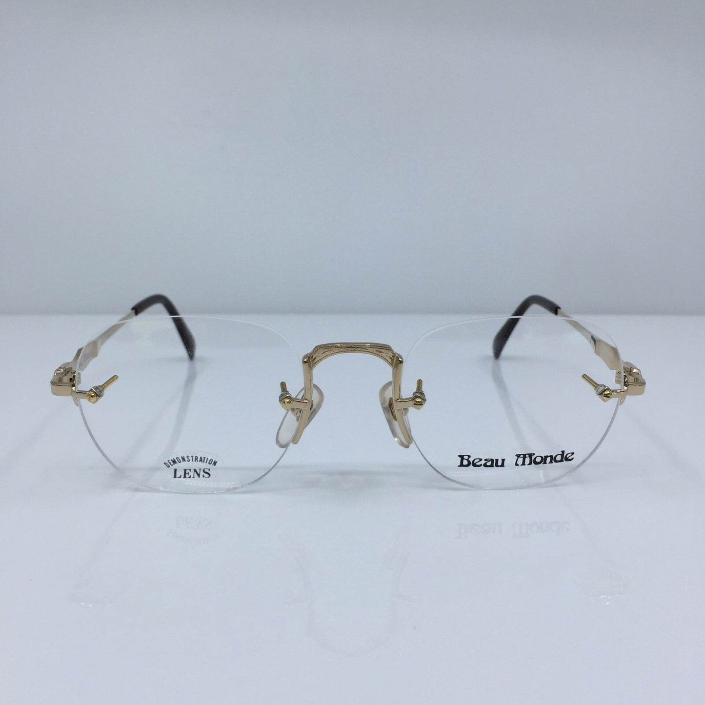 Vintage Beau Monde Collection Westbury Gold Eyeglasses - Super Vision Optical