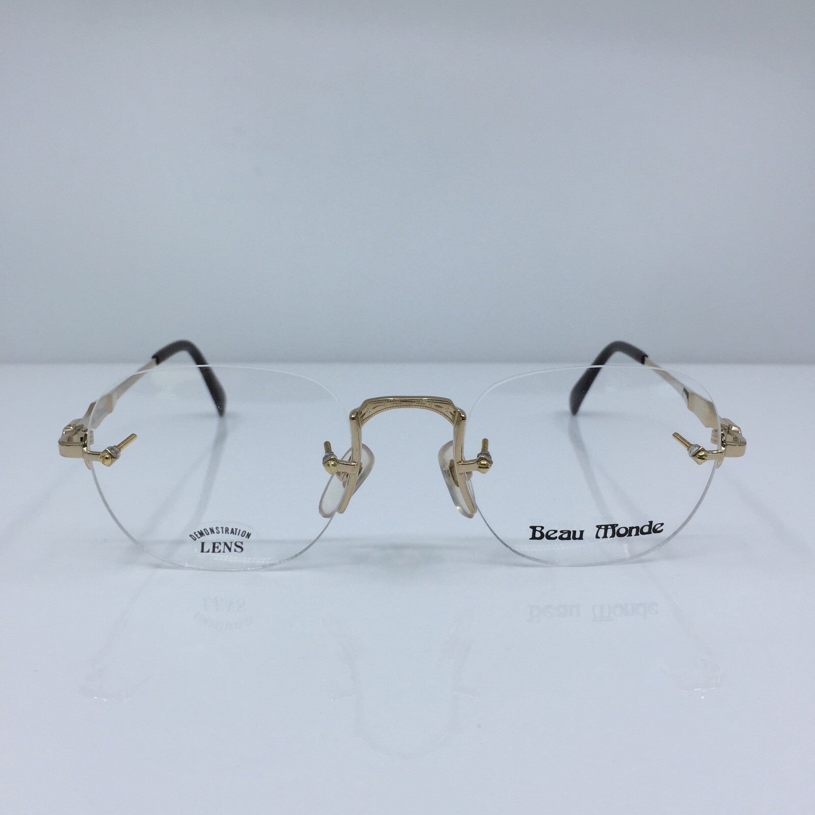 Vintage Beau Monde Collection Westbury Gold Eyeglasses - Super Vision Optical
