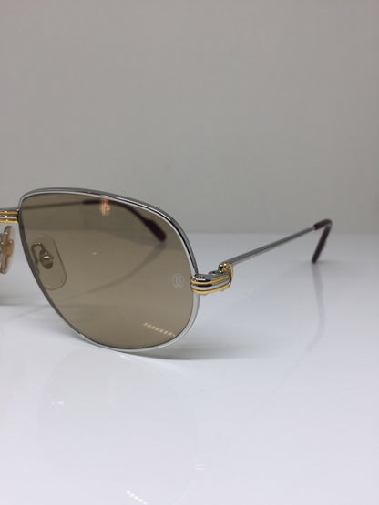 Vintage Cartier Romance Louis Cartier Gold Sunglasses - Super Vision Optical