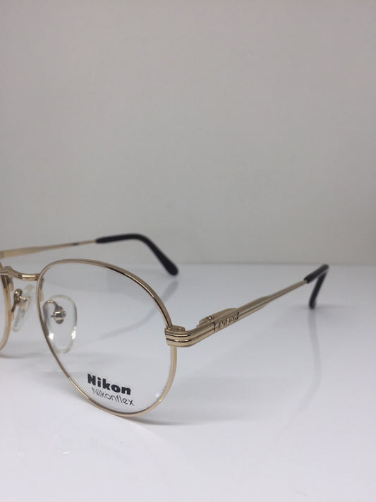 Vintage Nikon NK 4526 Gold Eyeglasses - Super Vision Optical