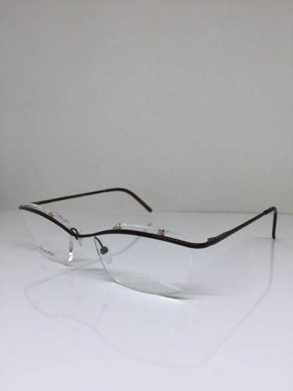 Vintage Gucci GG 1654 Brown Eyeglasses - Super Vision Optical