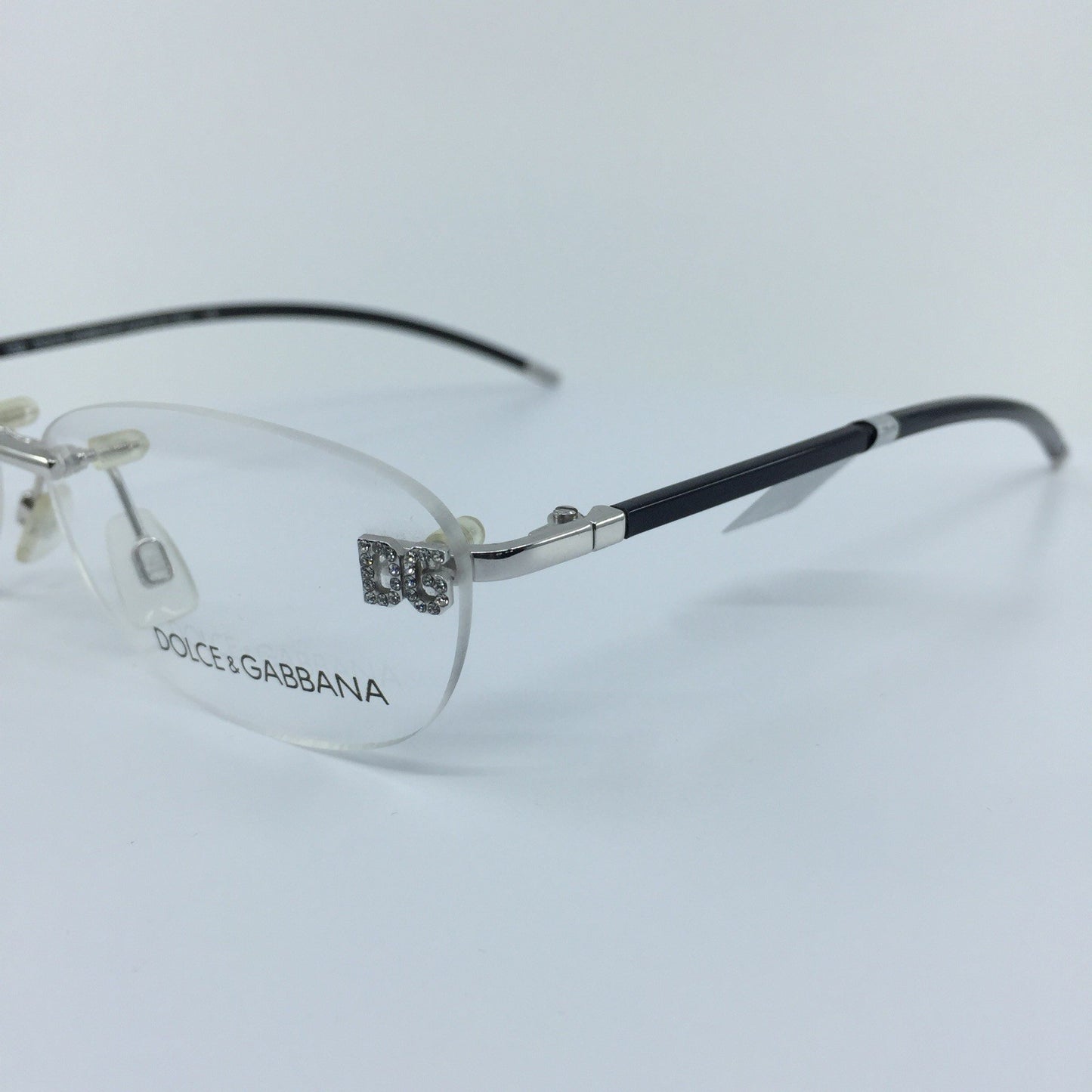 Vintage Dolce & Gabbana DG 671 Silver Eyeglasses - Super Vision Optical