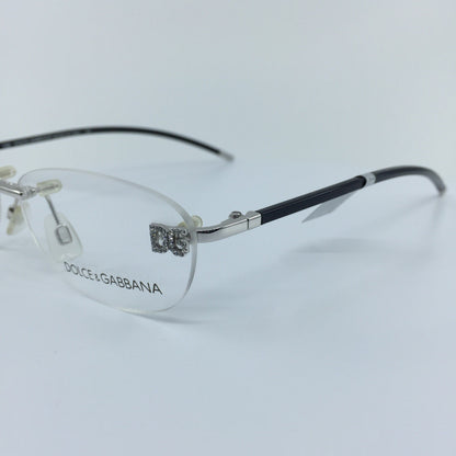Vintage Dolce & Gabbana DG 671 Silver Eyeglasses - Super Vision Optical