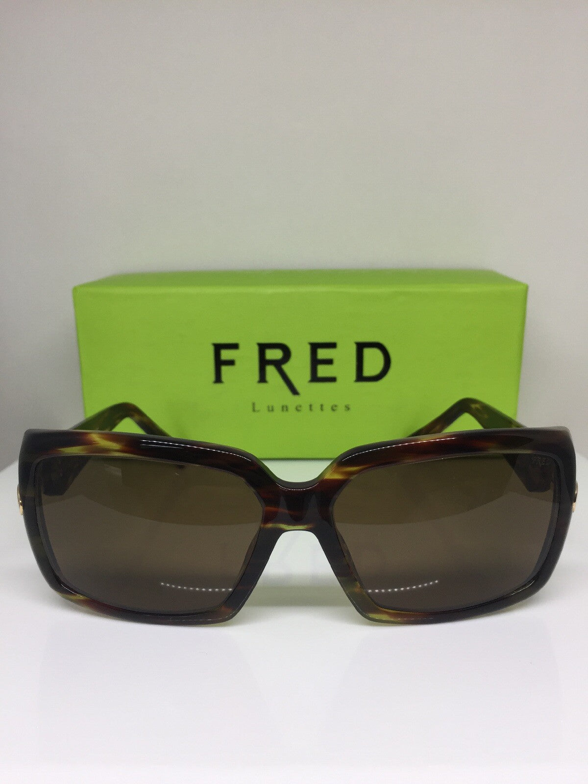 Vintage Fred Lunettes Marie Galante C3 Brown Sunglasses - Super Vision Optical