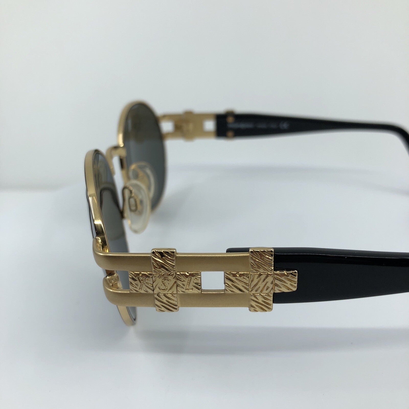 Vintage Saint Laurent YSL 6042 Gold Sunglasses - Super Vision Optical