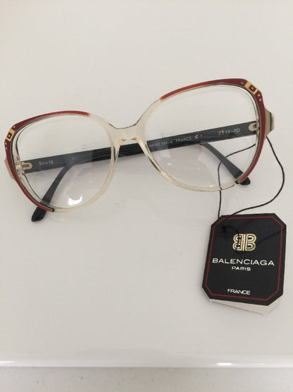 Vintage Balenciaga 2719 RD Gold Eyeglasses - Super Vision Optical