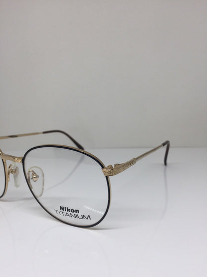 Vintage Nikon NK 4317 Gold Eyeglasses - Super Vision Optical