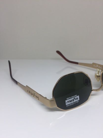 Vintage Byblos B 611-S Gold Sunglasses - Super Vision Optical