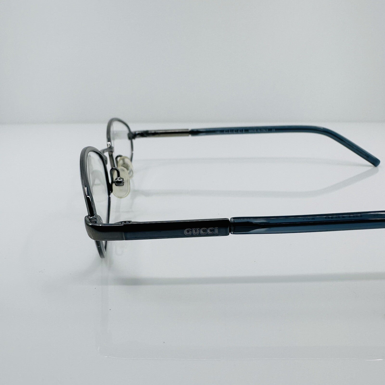Vintage Gucci GG 1649 Silver Eyeglasses - Super Vision Optical