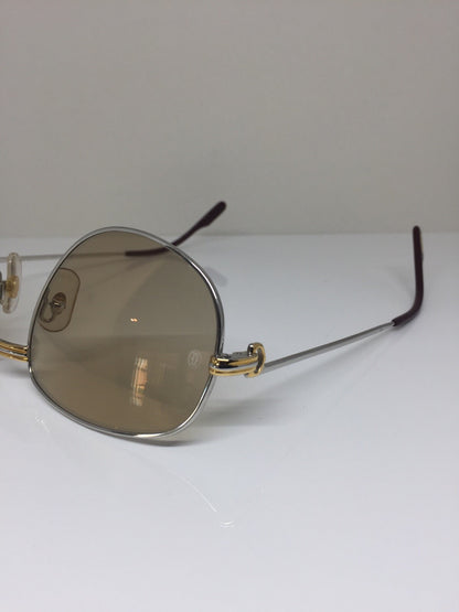 Vintage Cartier Romance Louis Cartier Gold Sunglasses - Super Vision Optical