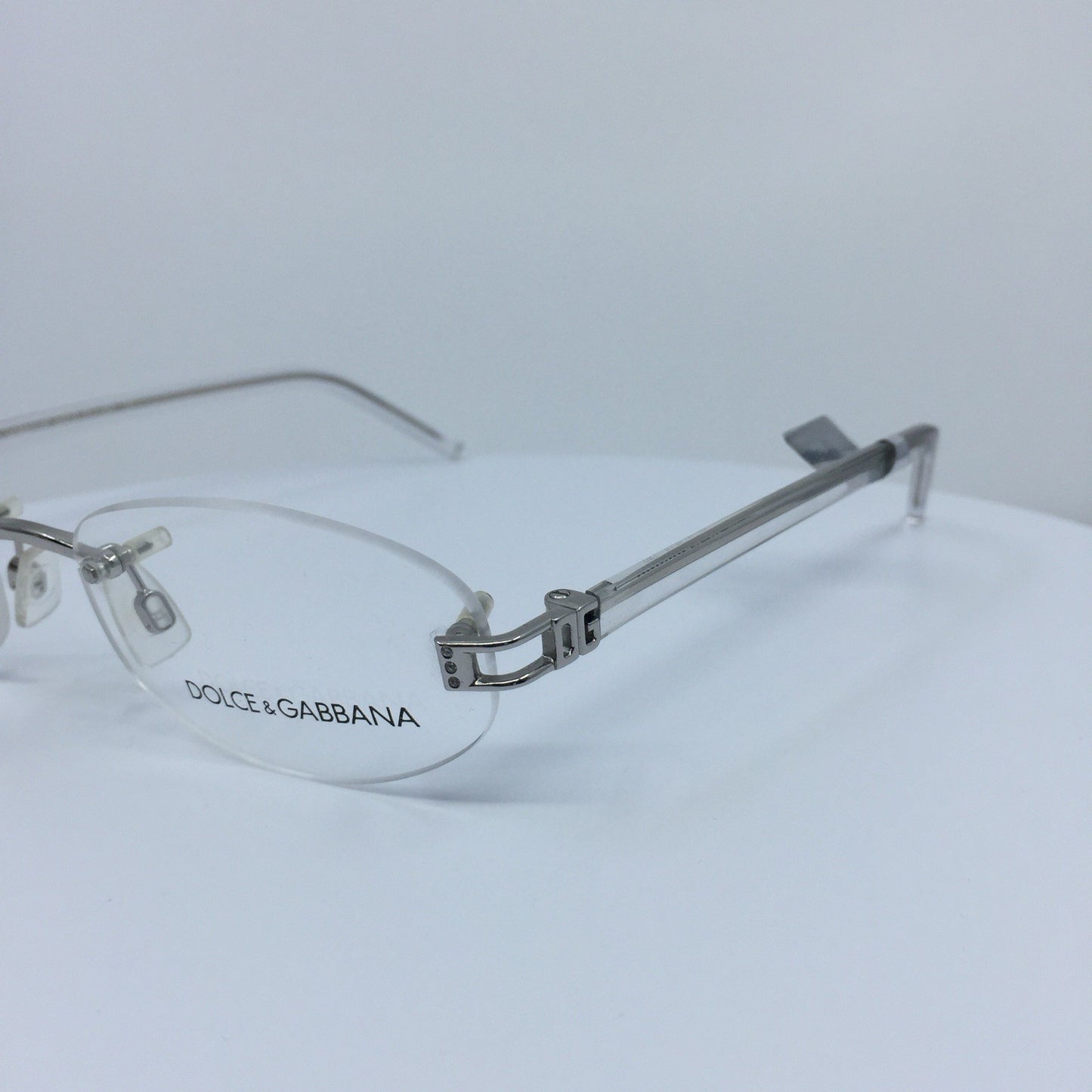 Vintage Dolce & Gabbana DG 460 Silver Eyeglasses - Super Vision Optical