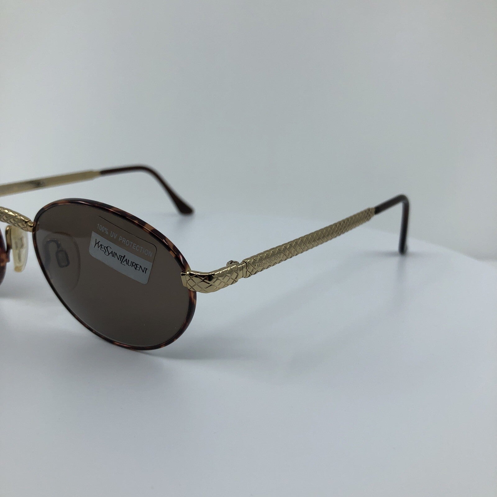 Vintage Saint Laurent YSL 6020 Tortoise Sunglasses - Super Vision Optical