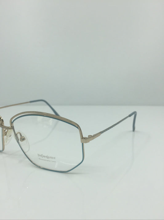 Vintage Saint Laurent YSL 410 Gold Sunglasses - Super Vision Optical