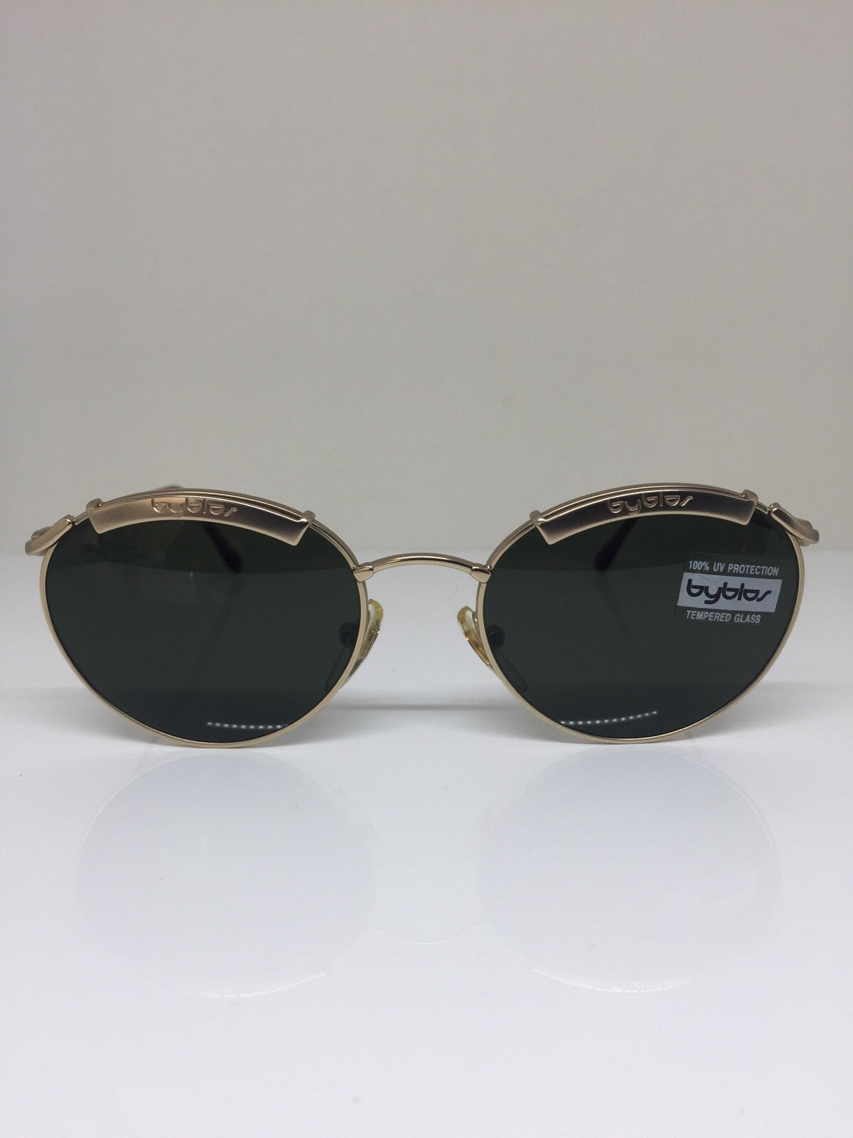 Vintage Byblos B 603-S Gold Sunglasses - Super Vision Optical