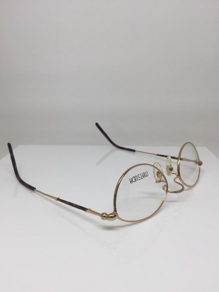Vintage Matsuda 2874 Gold Eyeglasses - Super Vision Optical