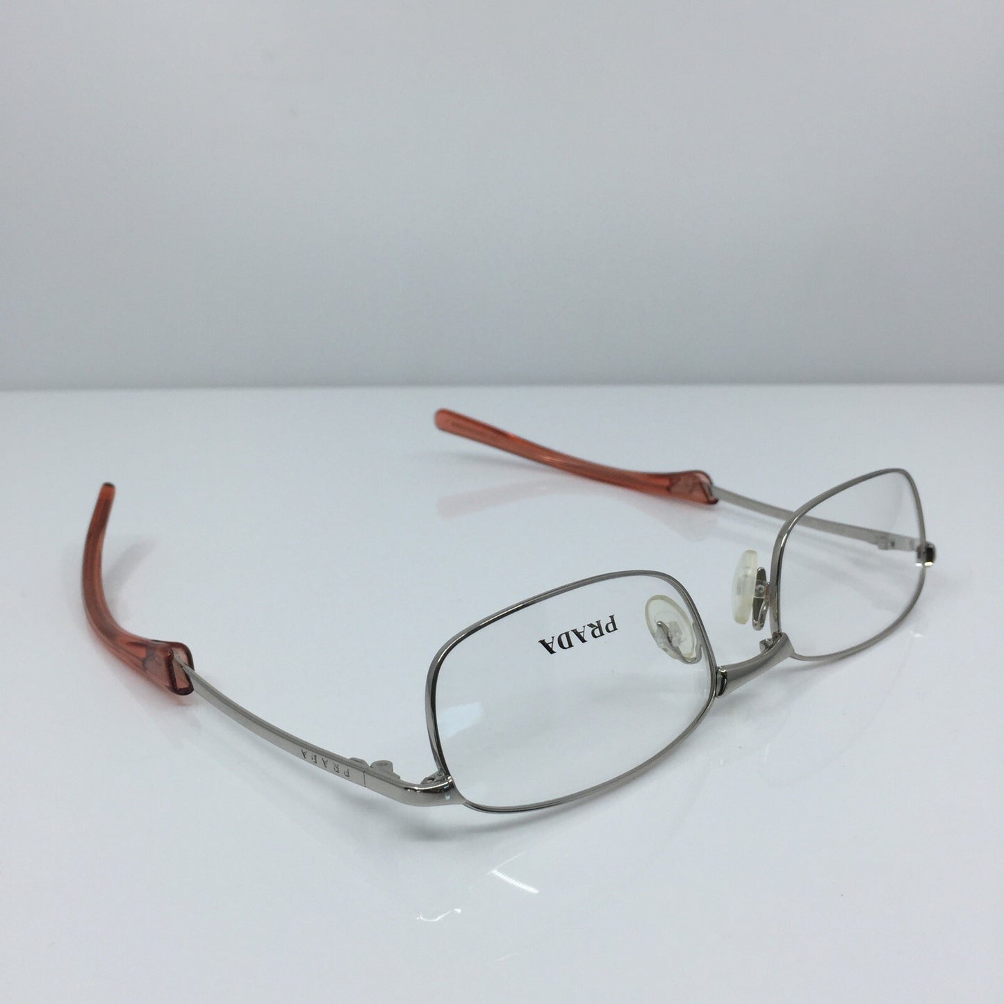 Vintage Prada VPR 75C Silver Eyeglasses - Super Vision Optical