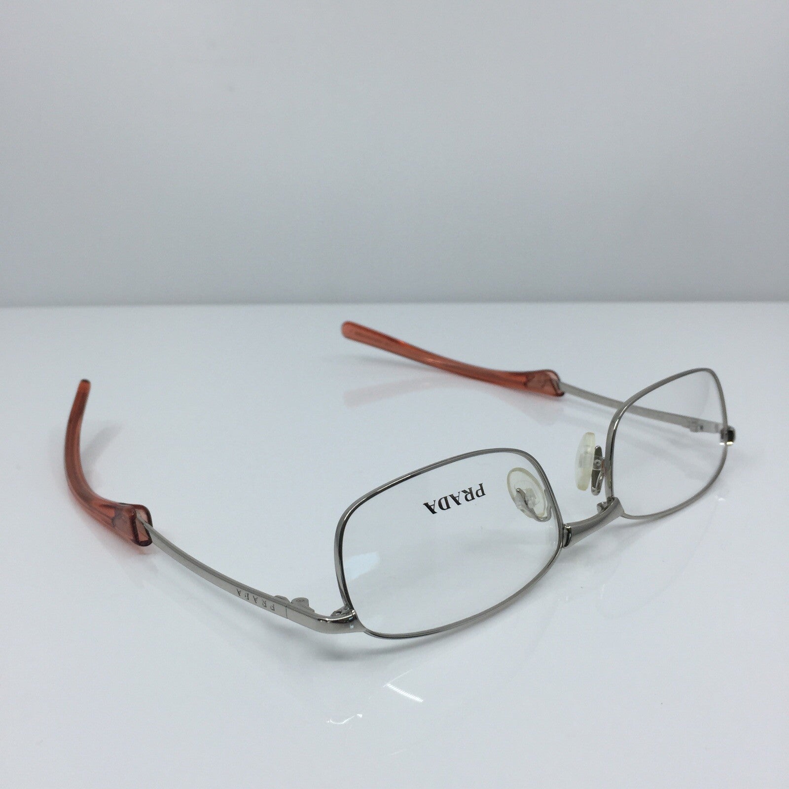 Vintage Prada VPR 75C Silver Eyeglasses - Super Vision Optical