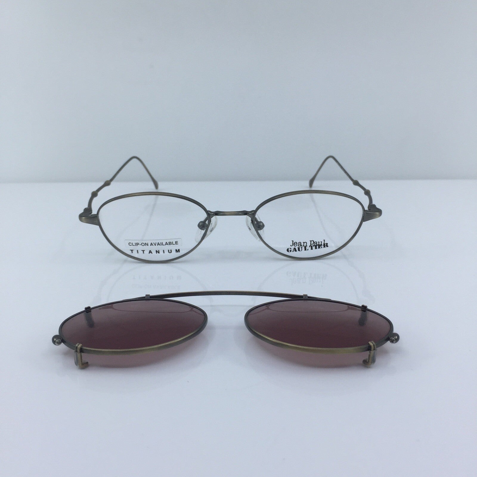 Vintage Jean Paul Gaultier JPG 55-0018 Gold Eyeglasses - Super Vision Optical